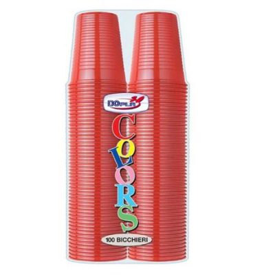 100 x Bæger RØD 20 Cl.