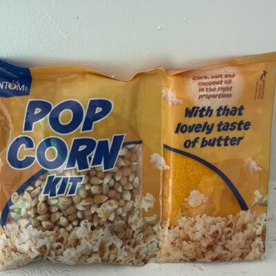 Popkorn kit klar til brug